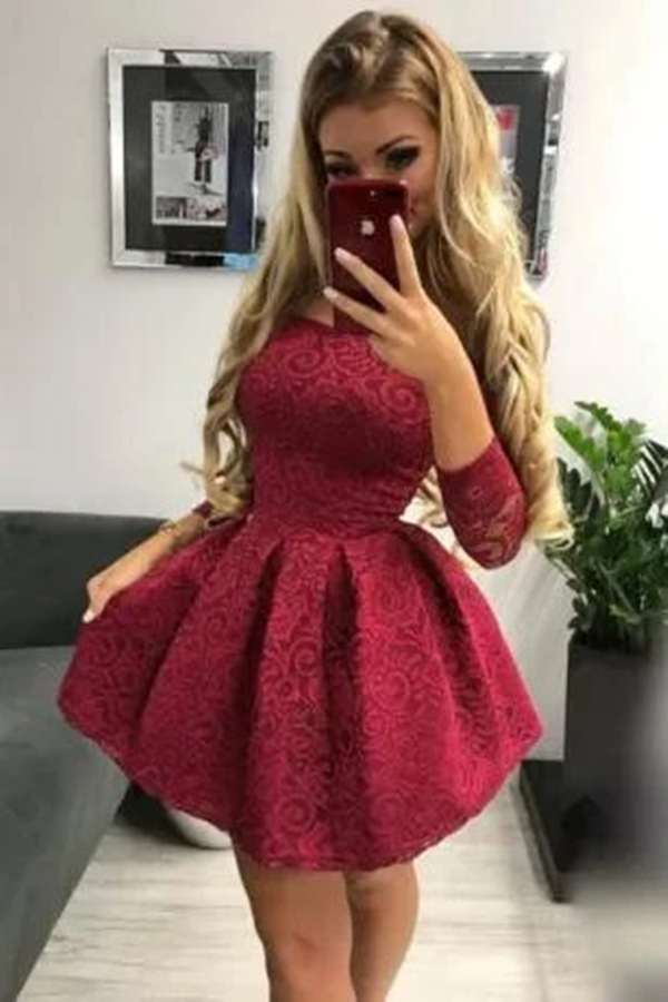 Short Red Sweet 16 Dresses