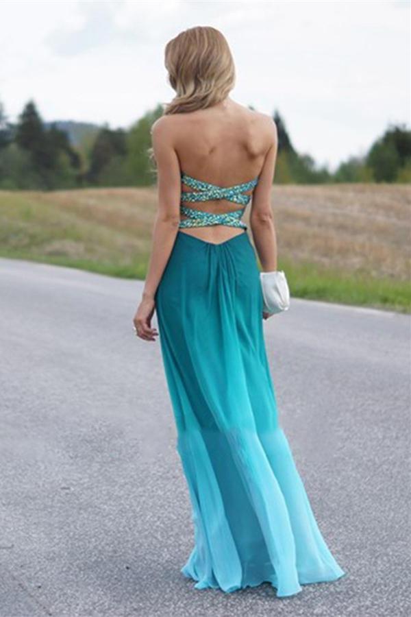 Beautiful Teal Prom Dresses