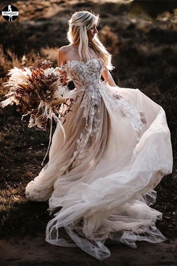 enchanted forest wedding dress