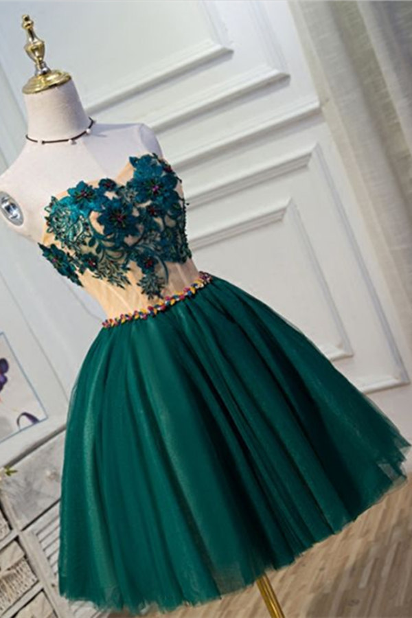 modest green prom dresses