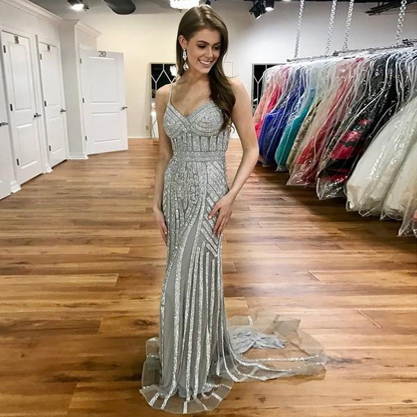 Glass Beaded Prom store Dress